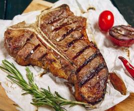 T-Bone Steak, flame-grilled